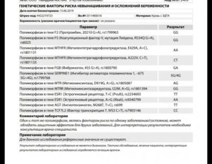 Мутации генов MTHFR и MTRR при беременности