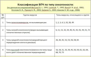 Вирус папилломы человека 56, 31 и 33 типа