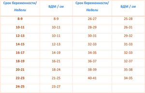 Высота дна матки в 16 недель меньше нормы