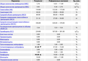 Повышены моноциты и лимфоциты
