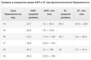 Анализы АПФ и ХГЧ