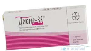 Пропуск таблетки Диане 35