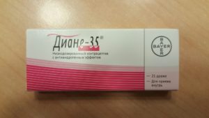 Пропуск таблетки Диане 35