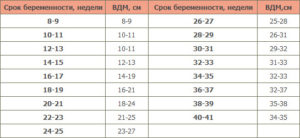 Высота дна матки в 16 недель меньше нормы