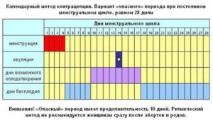 Какова вероятность забеременеть на 20 день цикла