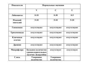 Расшифровка Микроскопия мазка