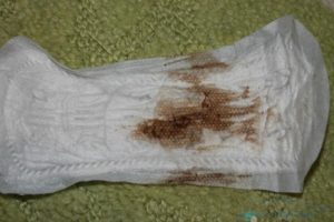 Месячные странно идут