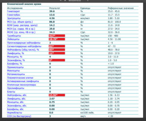 Повышены лимфоциты и базофилы и понижены нейтрофилы