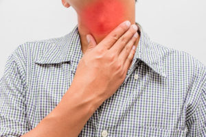 Боль в горле и грудной клетке