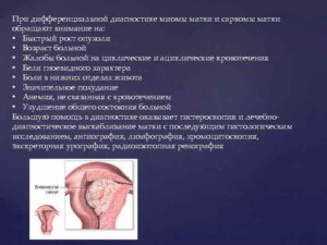 Можно ли принимать мильгамму при миоме матки?