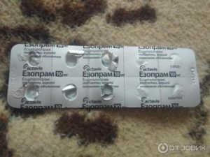 Антидепресанты эзопрам