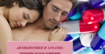 Антибиотик и зачатие Антибиотик и зачатие