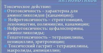 Ототоксичность после курса антибиотиков