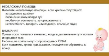 Хрипы у 7 месячного ребенка