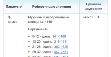 Д димер в 1 триместре