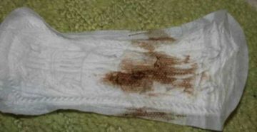 Коричневые выделения в конце месячных